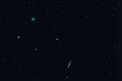 M97 Owl nebula and M108 Surfboard galaxy 20190426