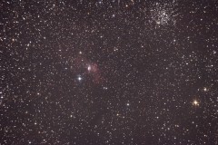 20230819 NGC 7635 Bubble nebula and M52 Open cluster